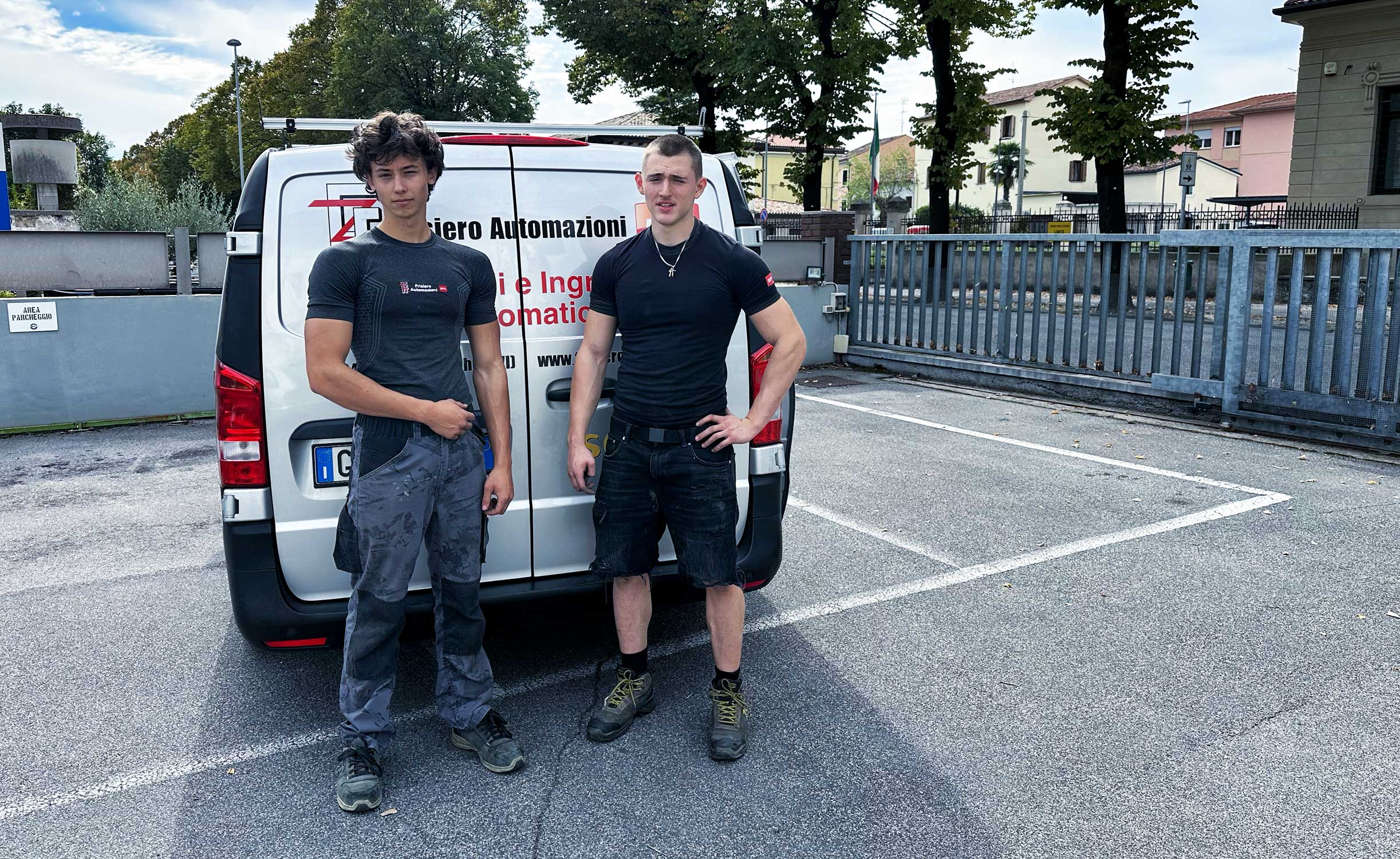 Il team di Frisiero Automazioni all'opera